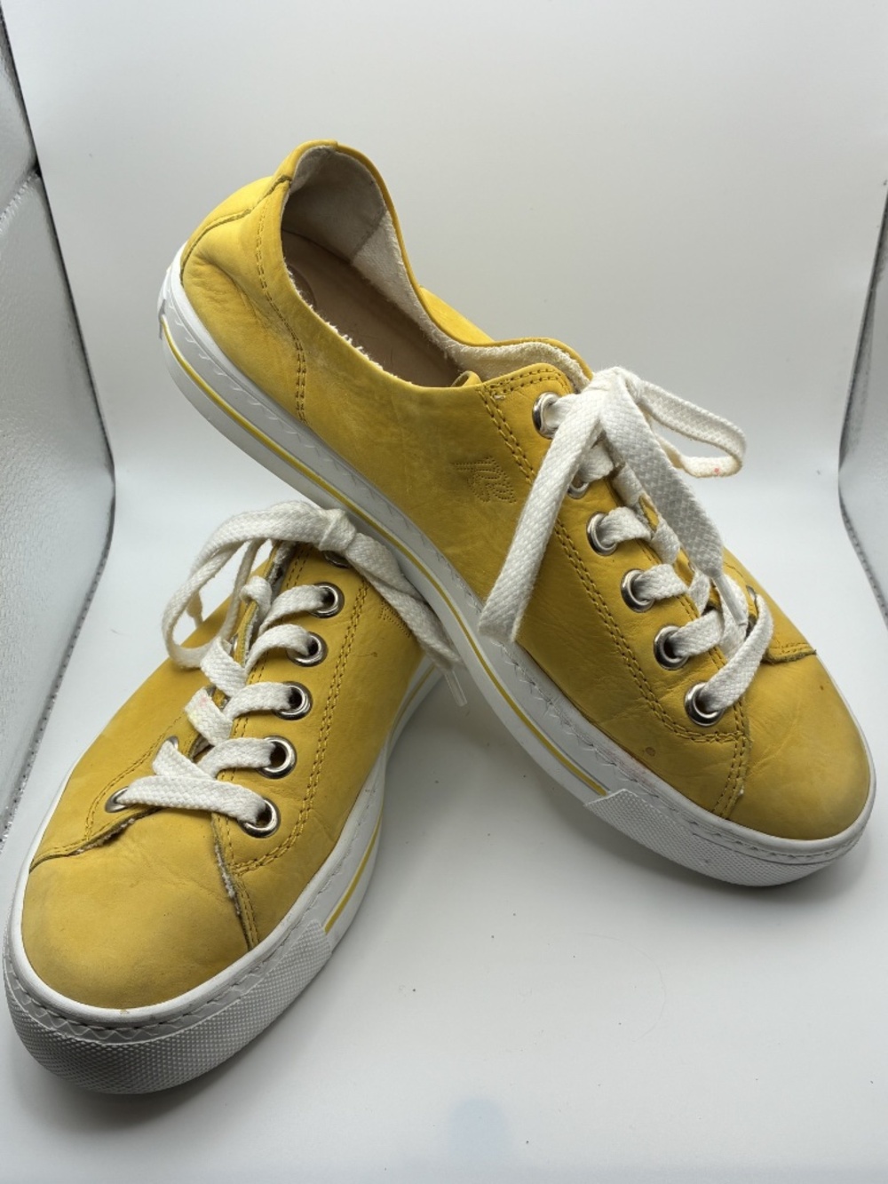 Paul Green yellow sneakers